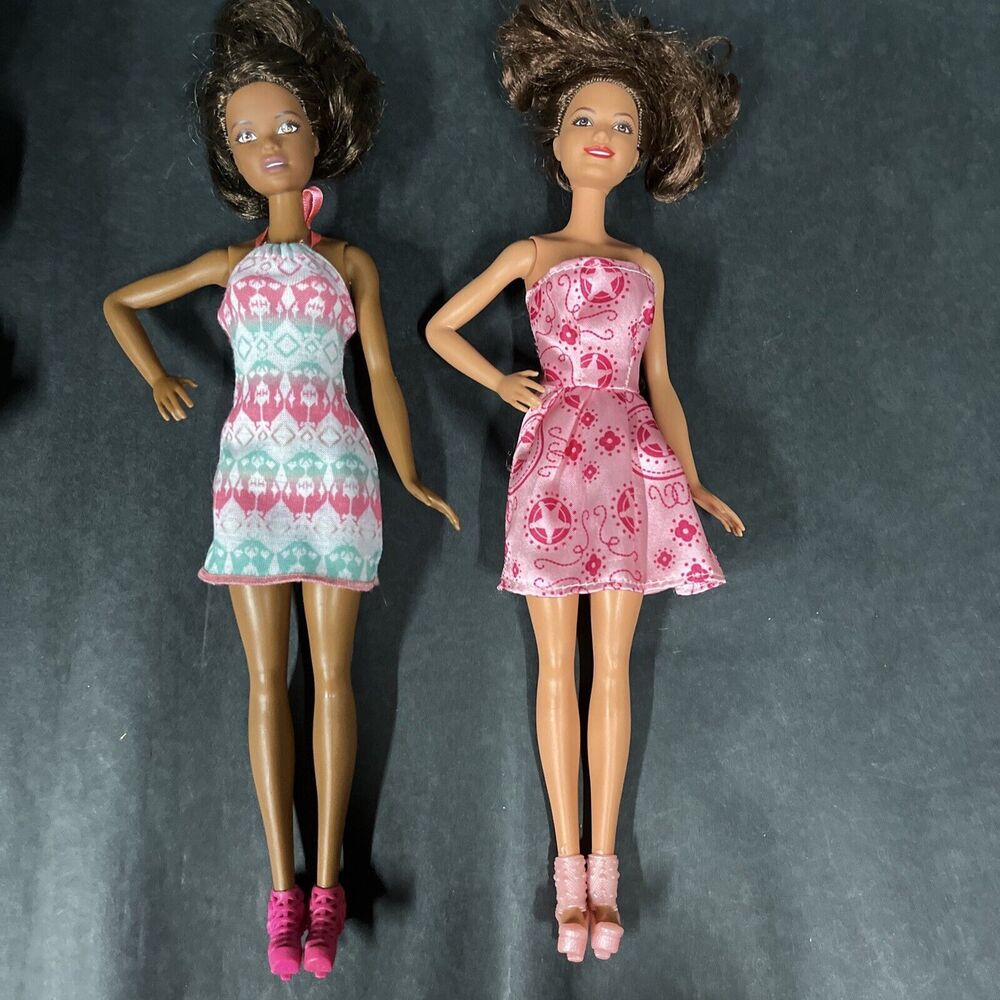 Lot‎ Of 8 Mattel Fashion Barbie Dolls in Various Styles Outfits & Shoes 2015 - Picture 8 of 13